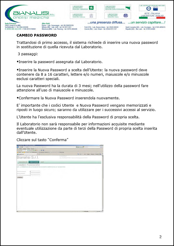 bianalisi istruzioni 2