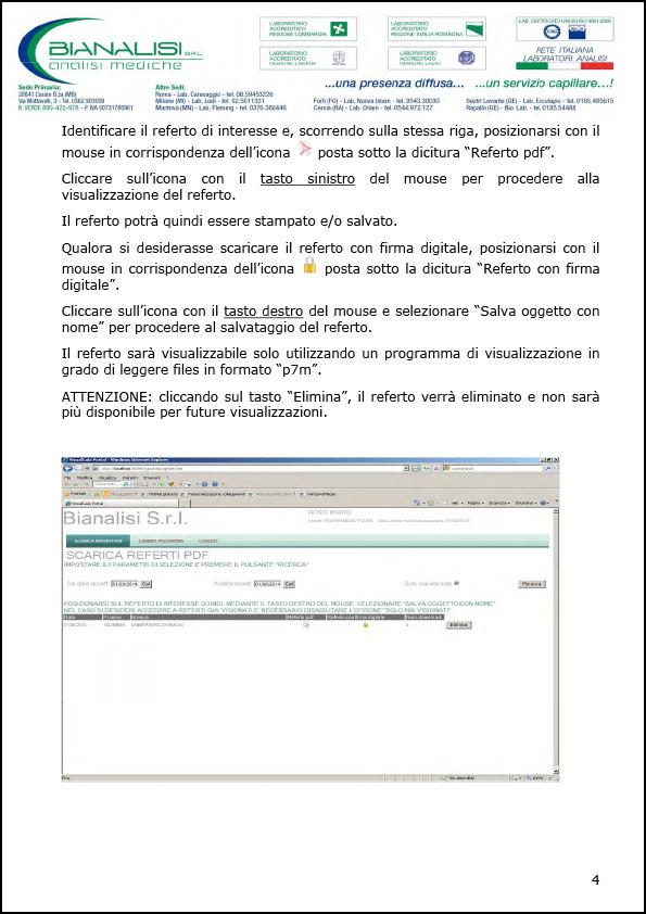 bianalisi istruzioni 4