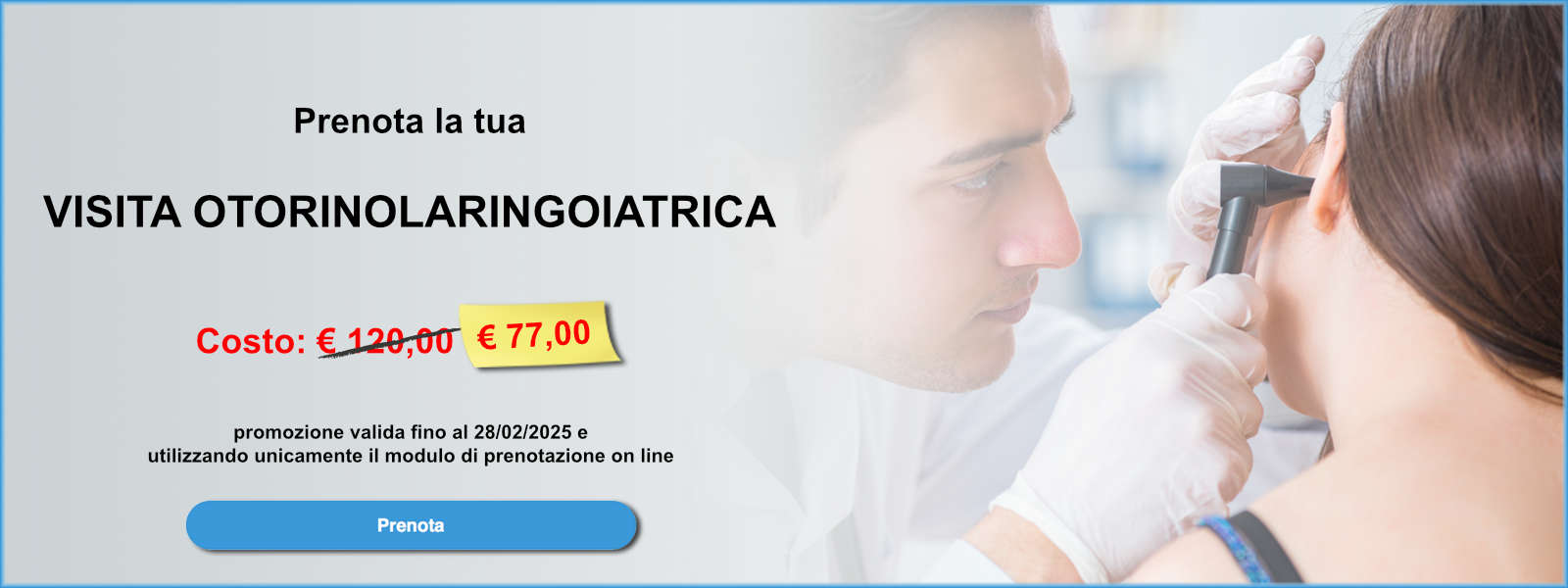 promozione otorino febbraio 2025