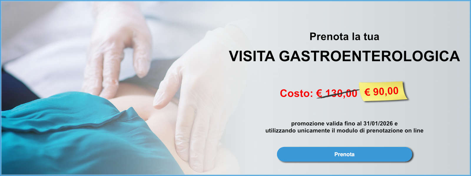 promozione gastroenterologia dicembre gennaio 2026